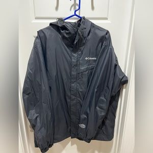 Columbia Mens Rain Jacket - Black - Size L